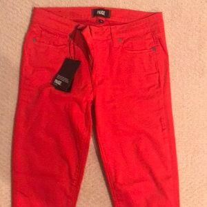 Paige Red Jeans